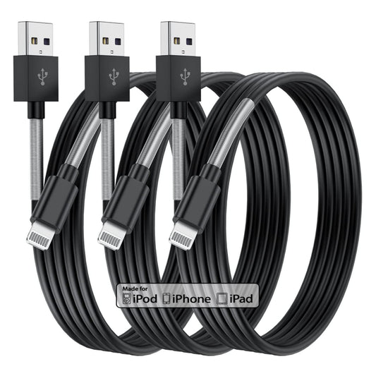 5 Pack 3FT Chargers Cable Apple MFI Certified Lightning Cable USB Charing Cord For IPhone 11 Xs Max X XR 8 7 6s 6 Plus SE 5 5s, IPad IPod